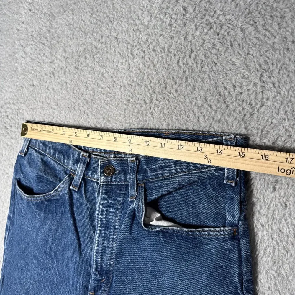 Vintage 70’s Levi’s 646 Orange Tab Bellbottom Flare Faded Denim Jeans Size 30x31
